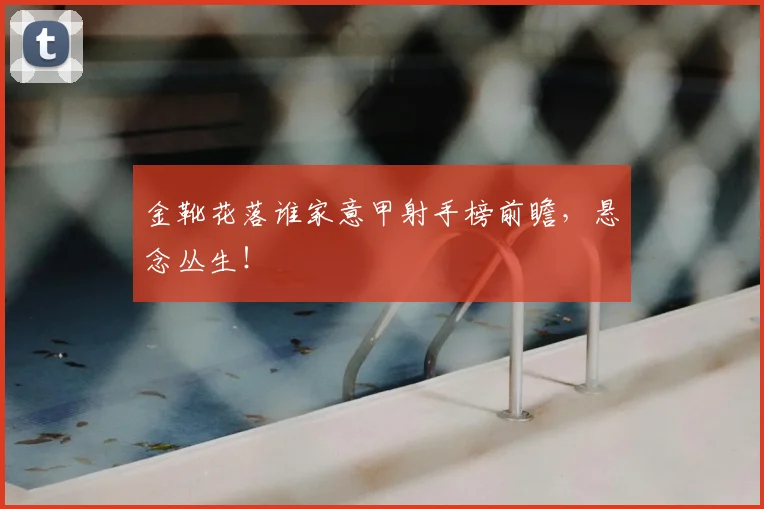 金靴花落谁家意甲射手榜前瞻,悬念丛生!
